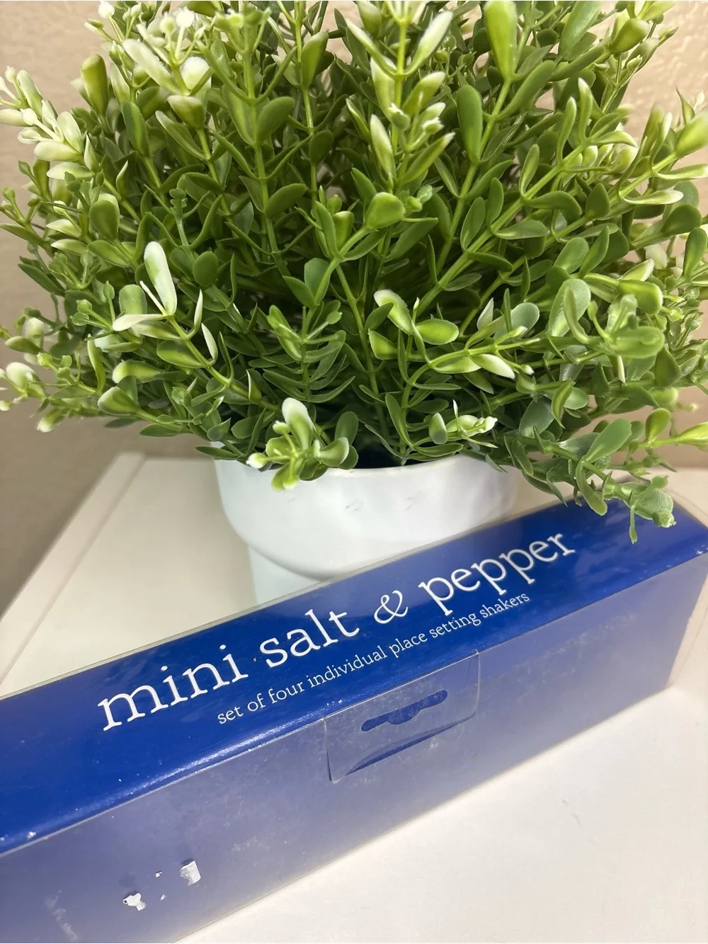 Mini Salt & Pepper Set - Colorful Ceramic Place Setting Shakers